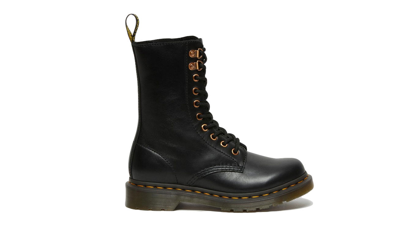 Tenisky a topánky Dr. Martens 1490 Hardware Leather High W Čierna | DM26871001, 0