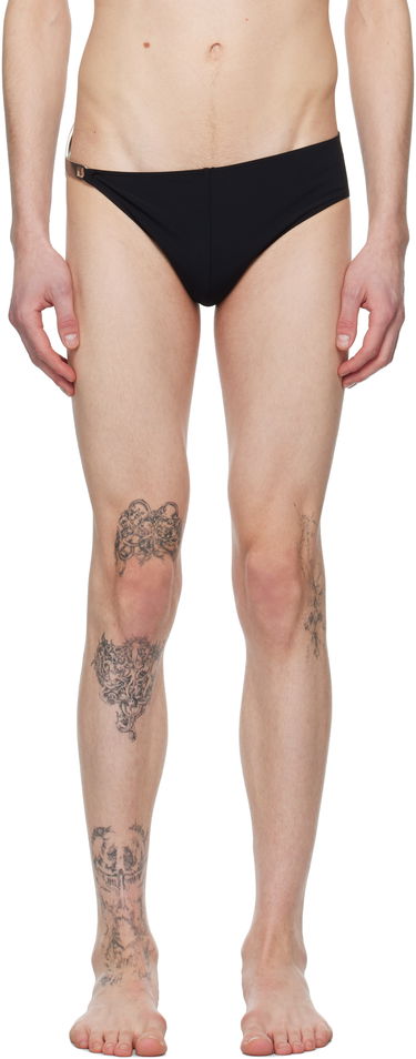 Plavky Rick Owens Rick Owens Hollywood Hydra Swim Briefs Čierna | RU01E5013 NSB, 0