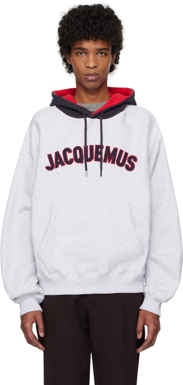 Mikina Jacquemus Jacquemus 'The Baseball' Hoodie Šedá | 25E255JS311-2462, 0