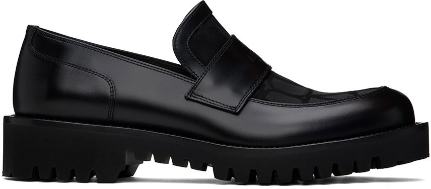 Oblečenie Valentino Valentino Garavani Toile Iconographe Loafers Čierna | 5Y2S0H66HED, 0