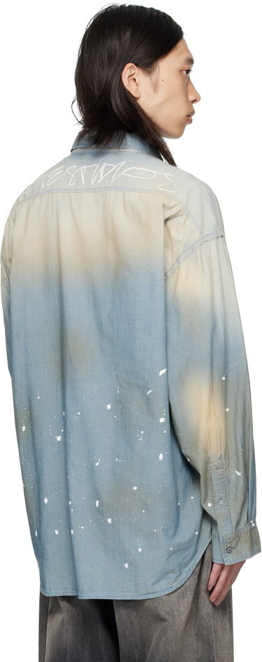 Košeľa Acne Studios Acne Studios Paint Splatter Button-Up Shirt Modrá | BB0633-, 2