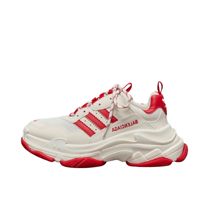Tenisky a topánky Balenciaga adidas x Triple S White Red Červená | IF0166