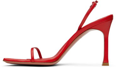 Doplnky Amina Muaddi Amina Muaddi Maya Slingback Heeled Sandals Červená | MAYA SLINGBACK NAPPA, 2