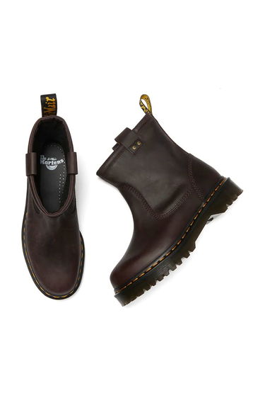 Tenisky a topánky Dr. Martens Anistone Lo Flat Heel Leather Boots Hnedá | DM31880201, 5