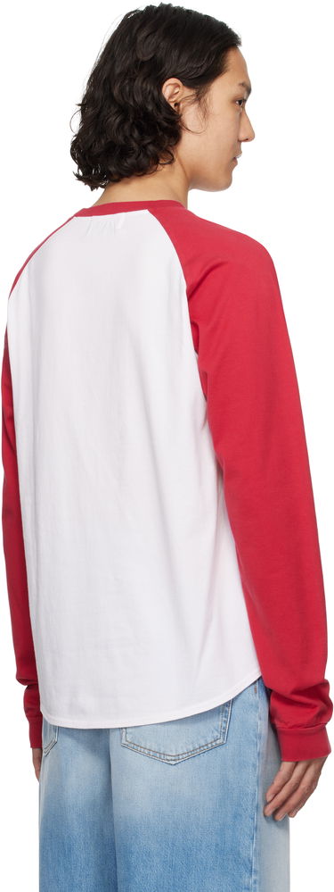 Tričko Ambush AMBUSH Raglan Graphic Long Sleeve T-Shirt Červená | 12115325, 2