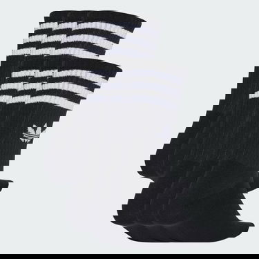 Ponožky adidas Performance 3-Stripes Crew Socks - 6 Pairs Čierna | JV7411, 0