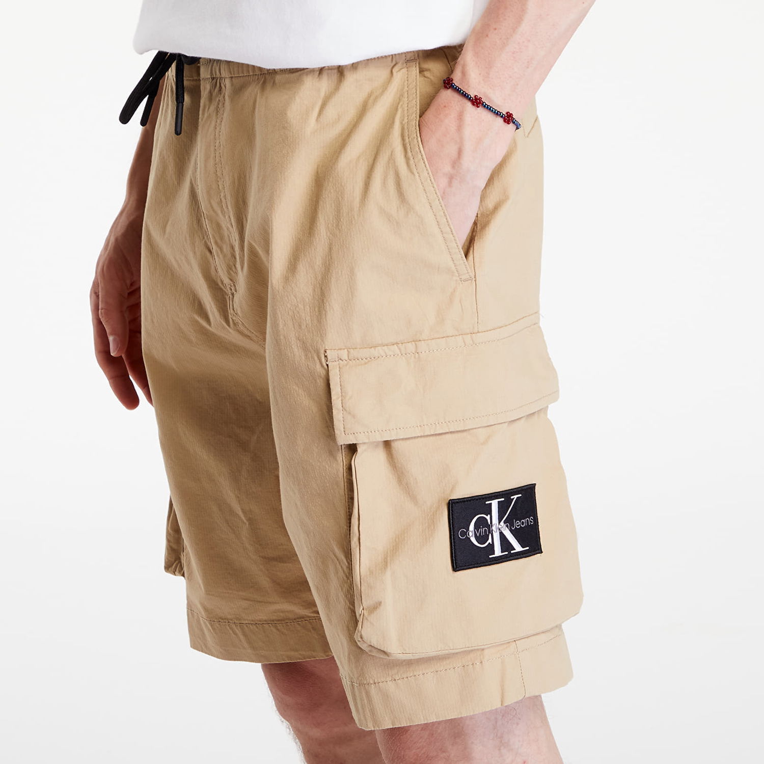 Šortky CALVIN KLEIN Cargo Shorts Travertine Béžová | J30J326823 PF2, 1