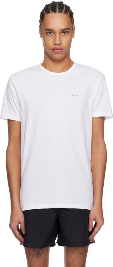 Tričko Paul Smith Paul Smith Organic Cotton Logo Lounge T-Shirt Biela | M1A-389-M3PK-01, 0