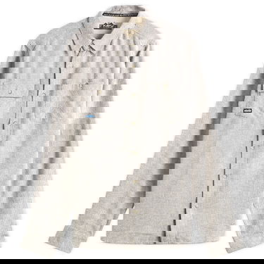 Košeľa KAVU Langley Herringbone Overshirt, Size Small Béžová | 5039-2708, 1