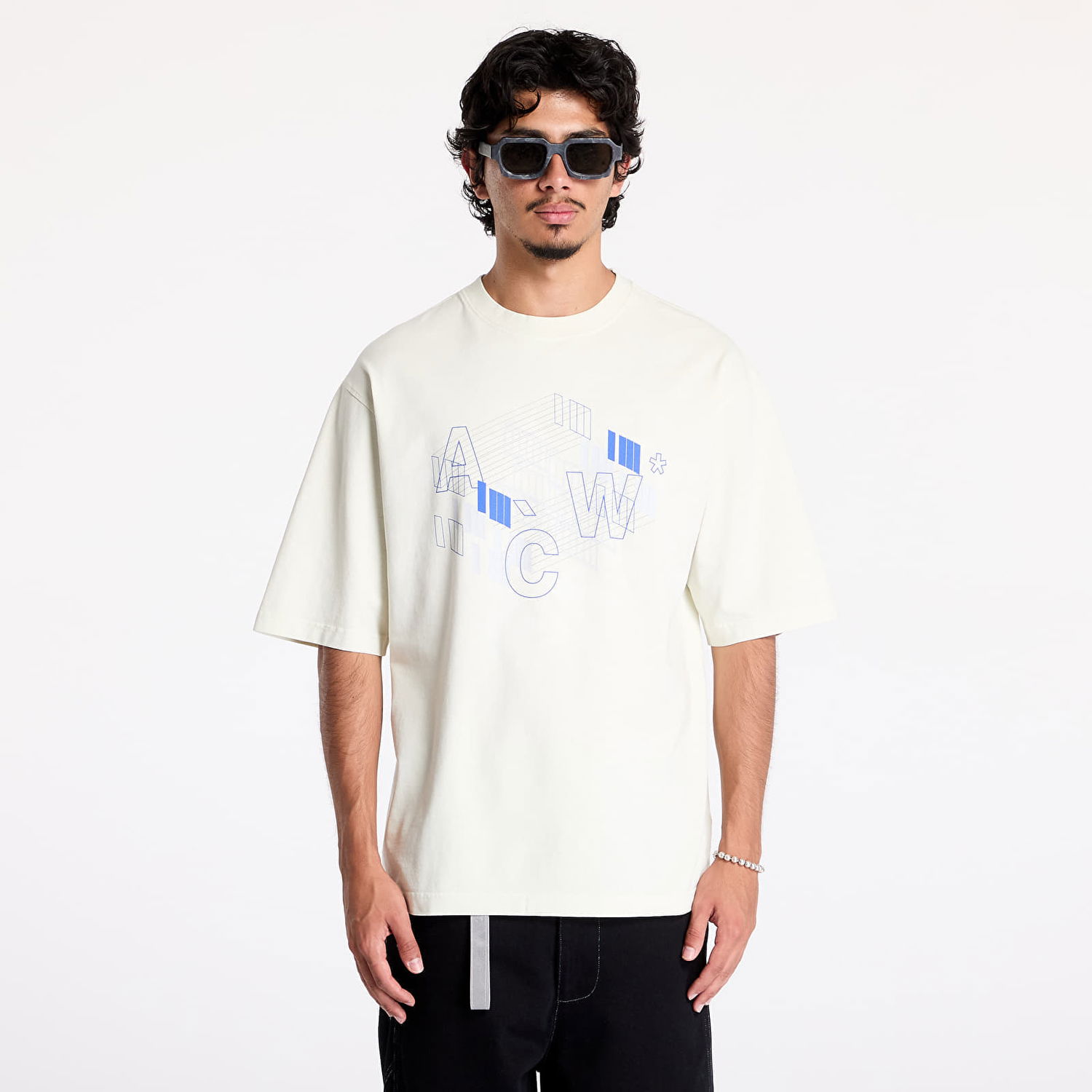 Tričko A-COLD-WALL* Schematic T-Shirt Beige Bone Biela | ACWMTS198 Beige, 0