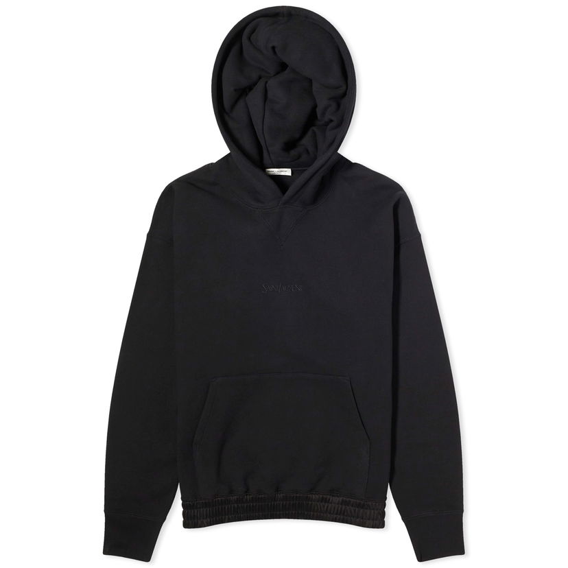 Mikina Saint Laurent Triangle Hoodie Čierna | 773358Y36SW-1000