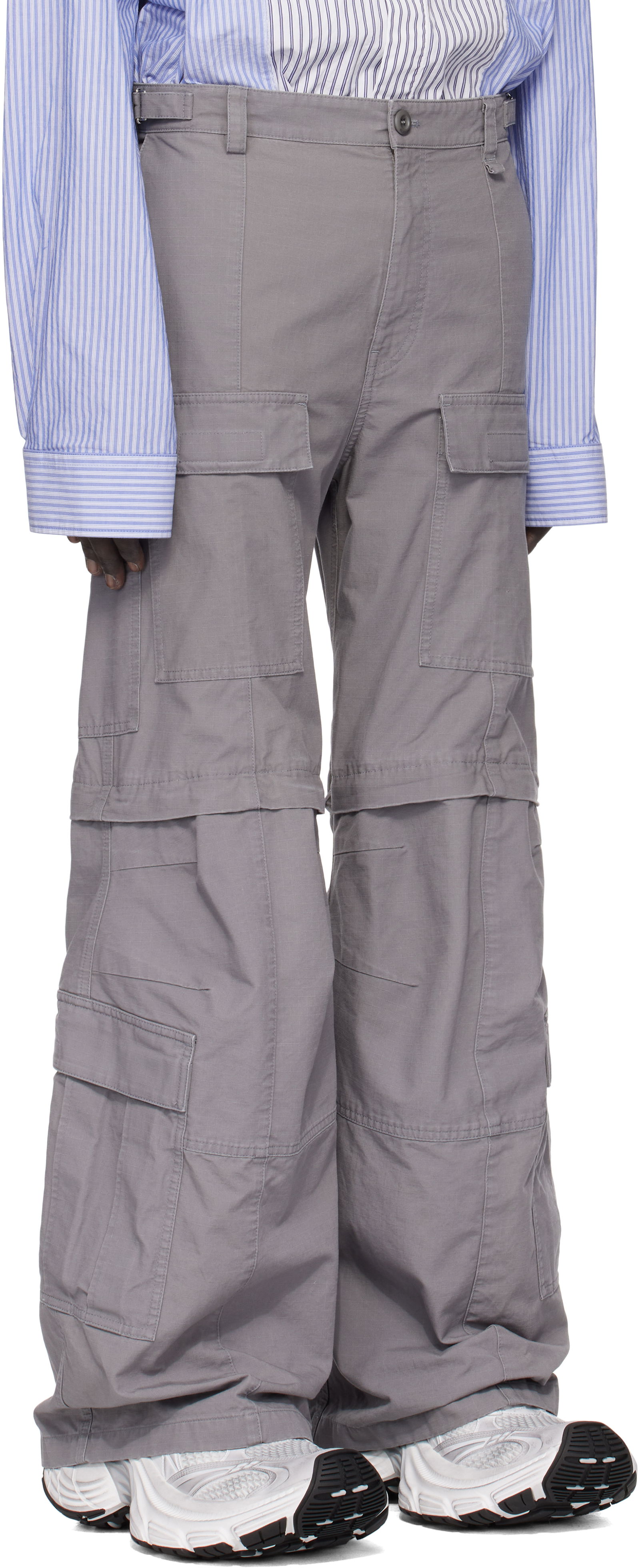 Flared Cargo Pants