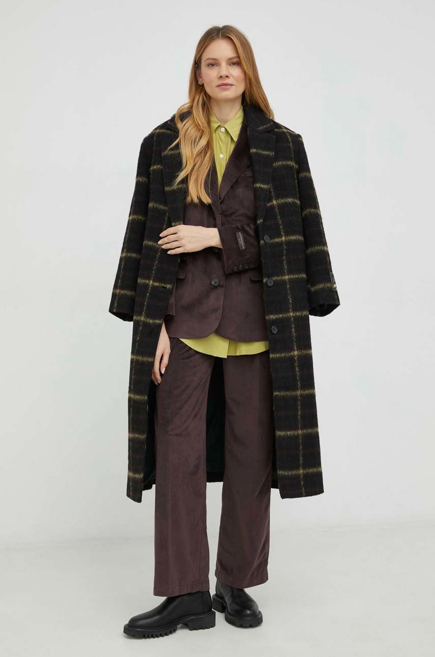 Kabáty Levi's ® Off Campus Wooly Coat Čierna | A4438.0001, 0