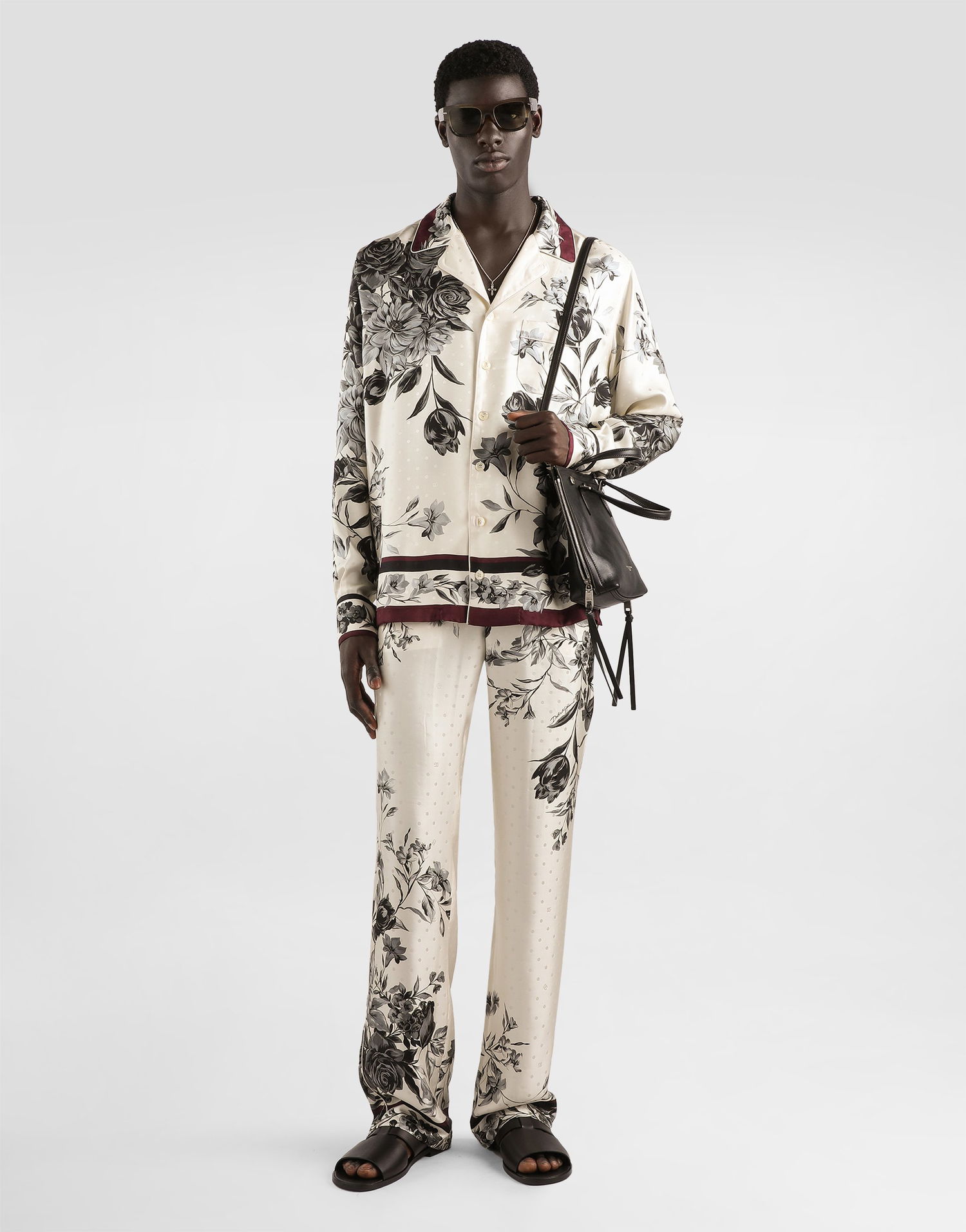 Košeľa Dolce & Gabbana Flower Bouquet-print Twill Shirt Rôznofarebný | G5IF1THI10OHK5ST, 1