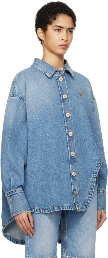 Košeľa The Attico Attico Diana Denim Shirt Modrá | 250WCB00068 DDD085AA, 3