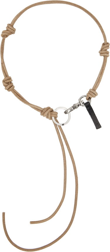 Kľúčenka OUR LEGACY Our Legacy Udon Ladon Suede Necklace Béžová | A4248ULN, 0