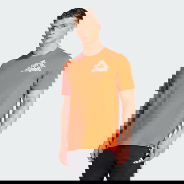 Tričko adidas Performance Football Kicks Graphic Tee Oranžová | JD8212, 0