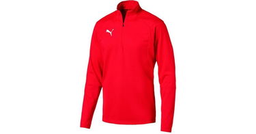 Sveter Puma Puma LIGA Training 1/4 Zip Top Červená | 65560601, 1
