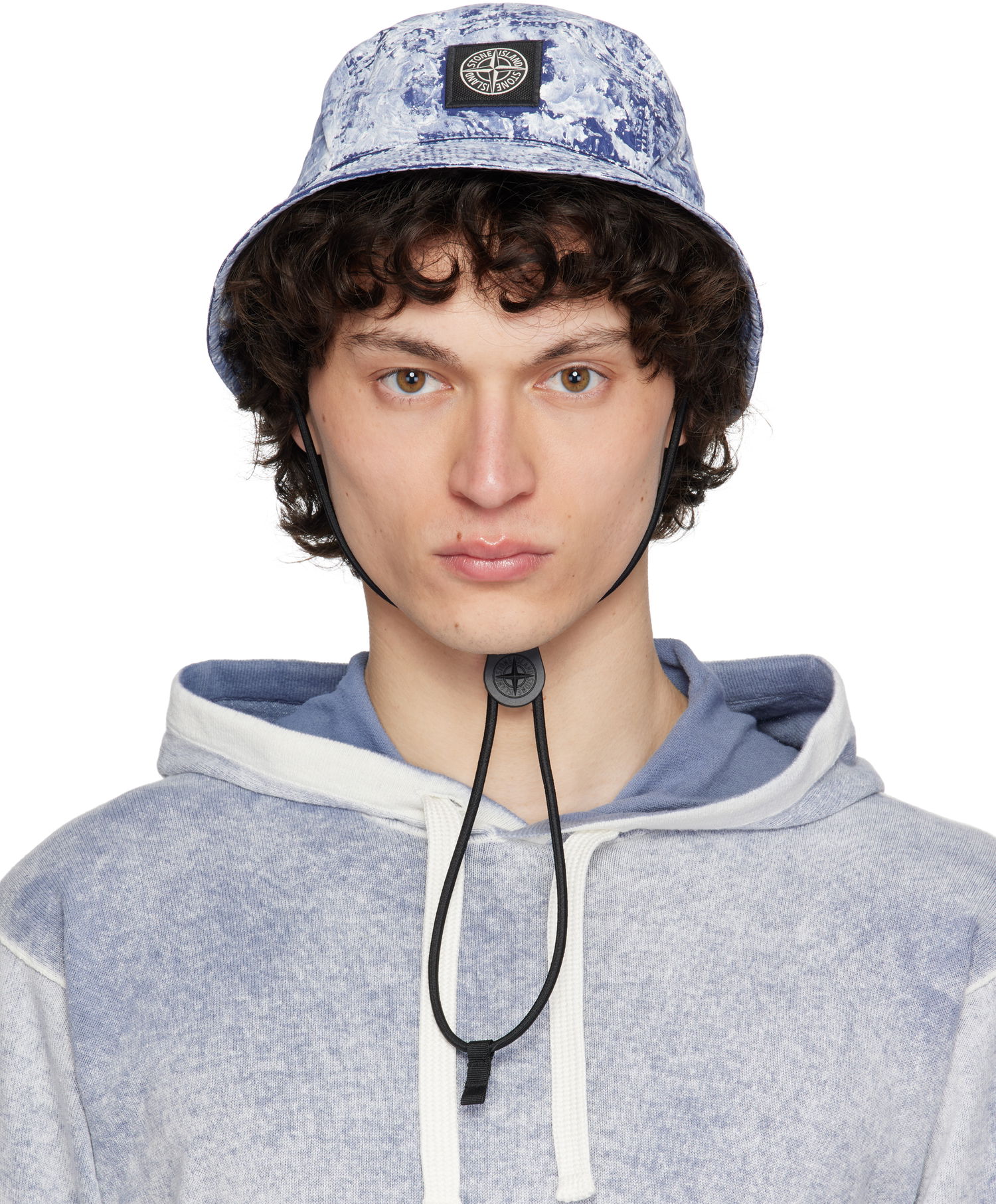 Klobúk Stone Island Stone Island Pigment Stretch-TC Bucket Hat Modrá | K1S15 9100013 S0143, 0