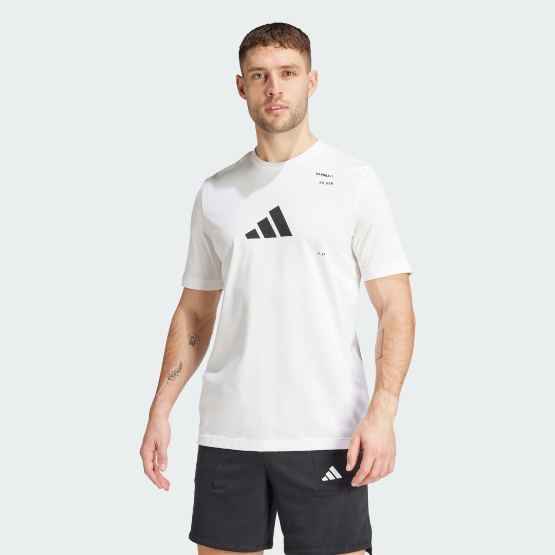 Tričko adidas Performance Handball Category Graphic Biela | IY2447, 0