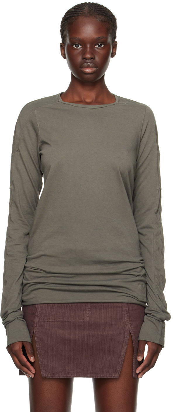 Tričko Rick Owens DRKSHDW Scarification T-Shirt Zelené | DS02C5212 RN, 0