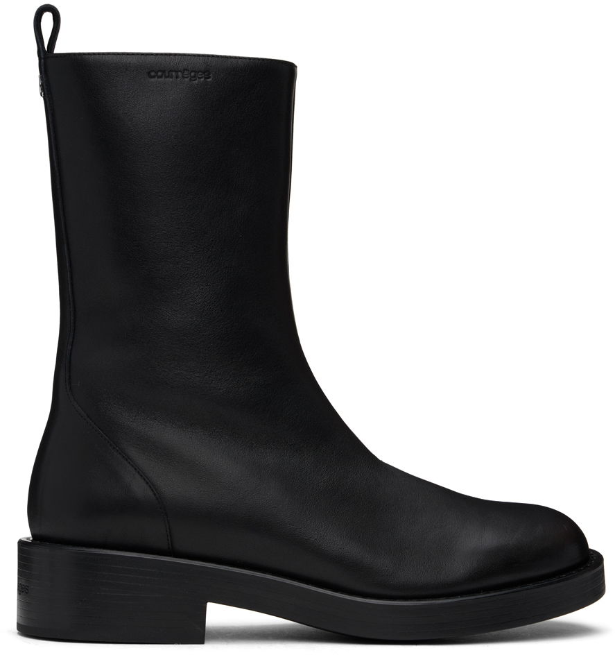 Tenisky a topánky Courrèges Leather Rider Boots Čierna | VESSAB012CR0068, 0