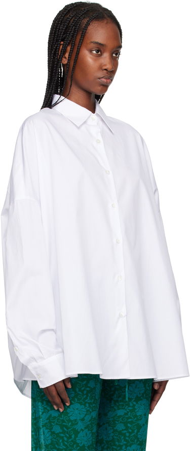 Košeľa Dries Van Noten Dries Van Noten Cotton Poplin Shirt Biela | 251-010700-1466, 1