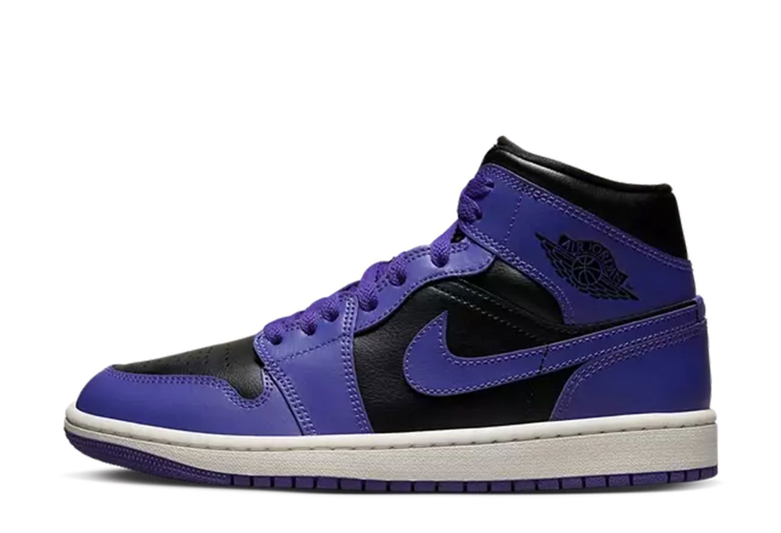 Air Jordan 1 Mid "Purple Black" W