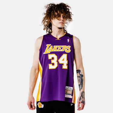 Dres Mitchell & Ness Authentic Jersey Los Angeles Lakers Shaquille O'Neill Fialová | AJY4CP18186-LALPURP99SON, 0