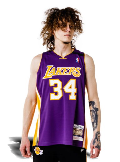 Dres Mitchell & Ness Authentic Jersey Los Angeles Lakers Shaquille O'Neill Fialová | AJY4CP18186-LALPURP99SON