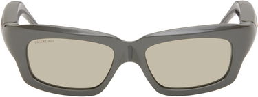 Slnečné okuliare Balenciaga Balenciaga Rectangular Sunglasses Šedá | BB0385S-003, 0