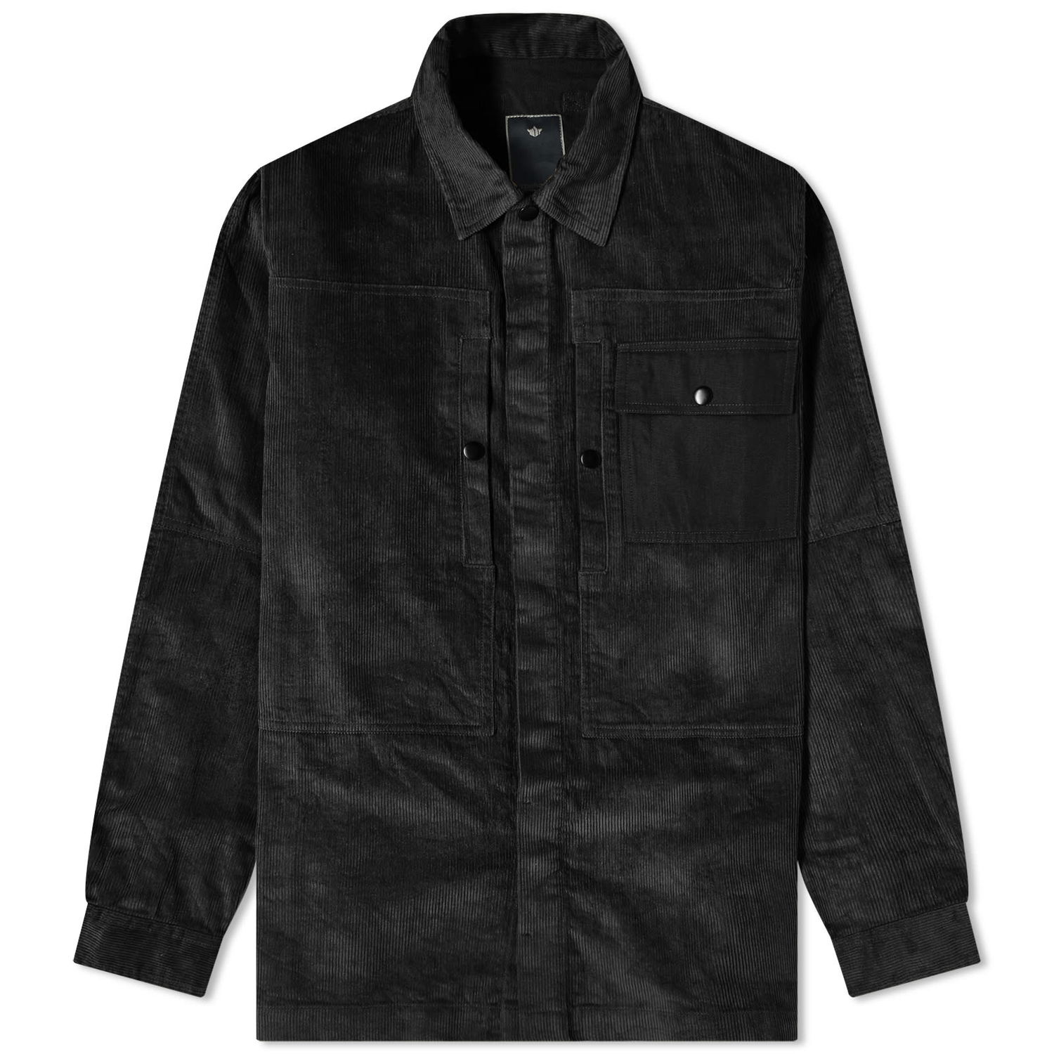 Bunda Maharishi Hemp Cord Overshirt Čierna | 4566-BLK, 0