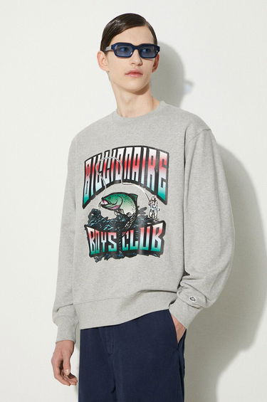 Mikina BILLIONAIRE BOYS CLUB Billionaire Boys Club Big Catch Crewneck Sweatshirt Šedá | B24230, 0