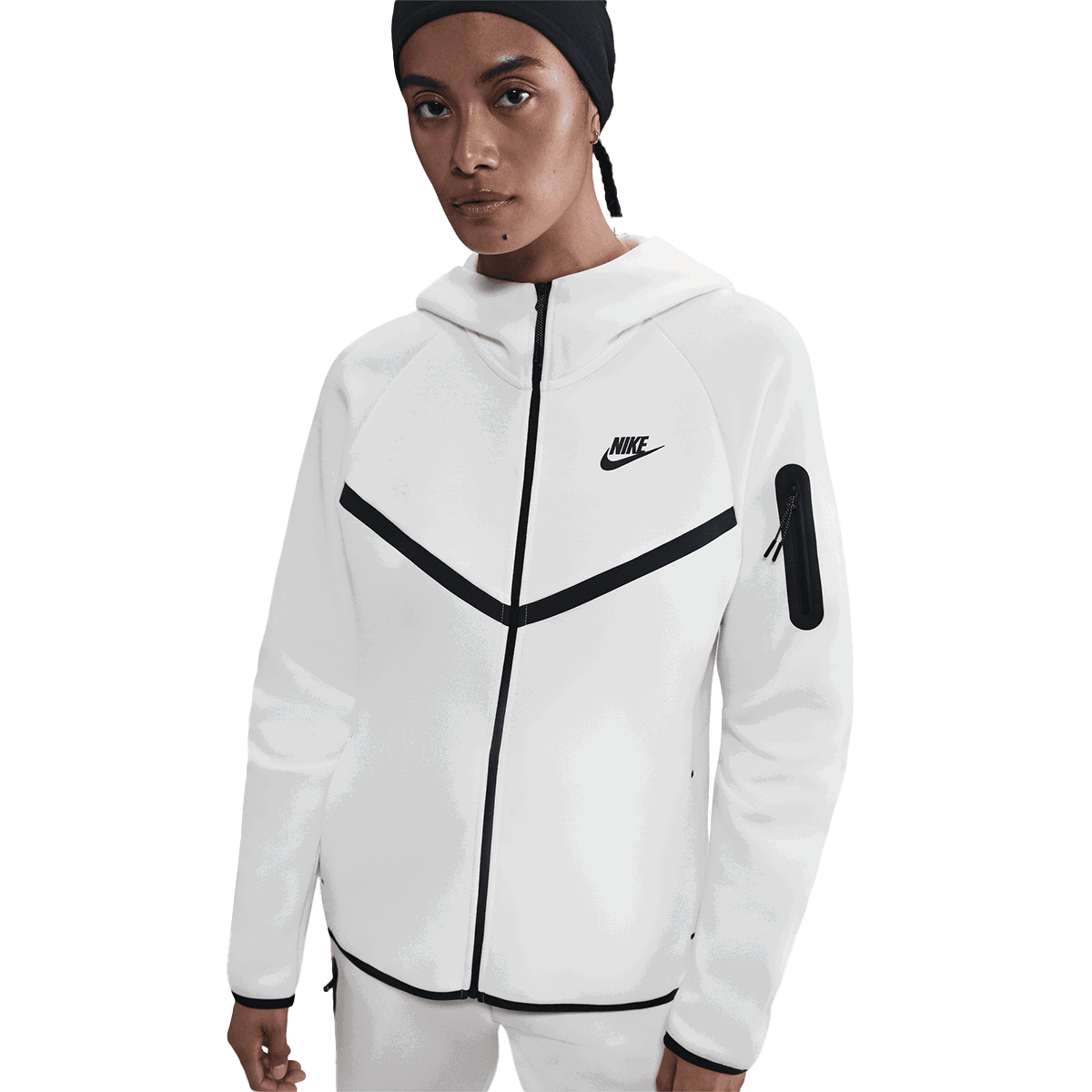 Mikina Nike Tech Fleece Full-Zip Hoodie Biela | HV6747-133, 0