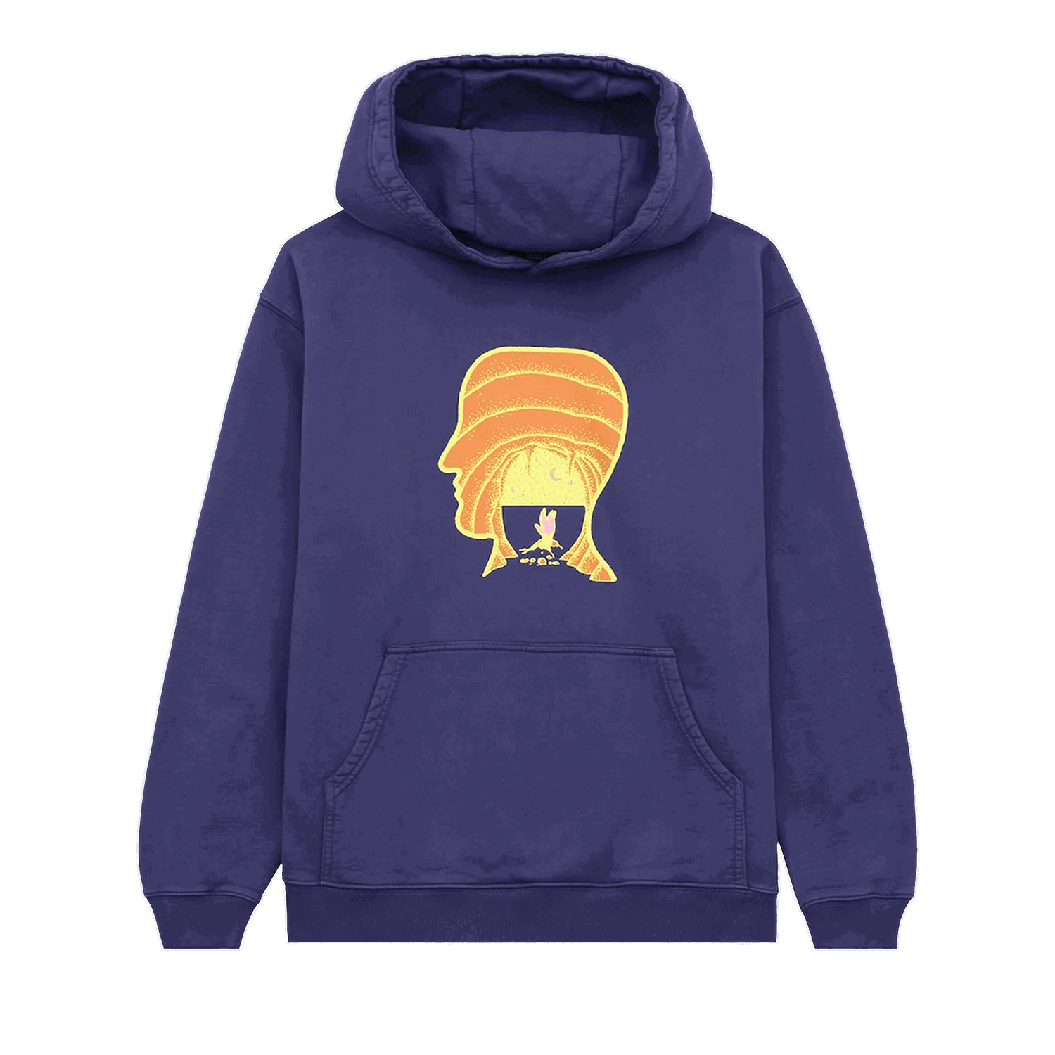 Mikina Brain Dead Tongue Demon Hoodie Navy | BDF21T09002187NY01, 0
