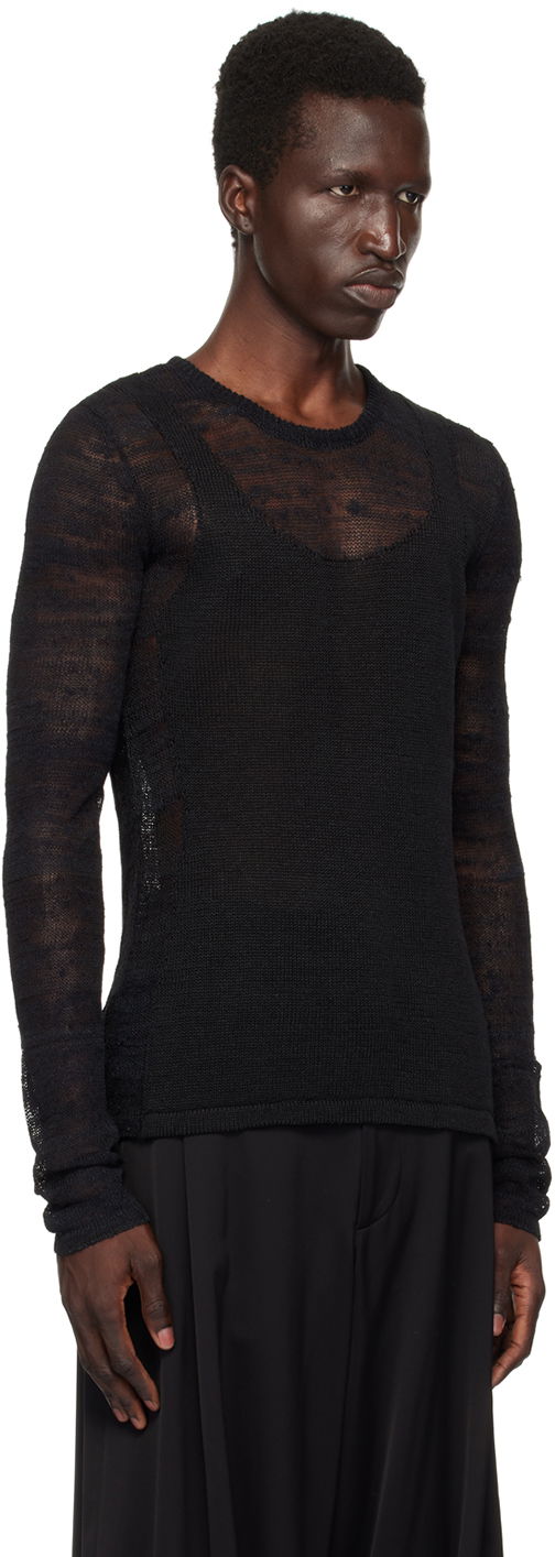 Ann Demeulemeester Marten Ghost Knit Sweater