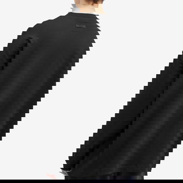Tričko Fear of God ESSENTIALS Crest Logo Long Sleeve T-Shirt Čierna | 125HO244200F, 3