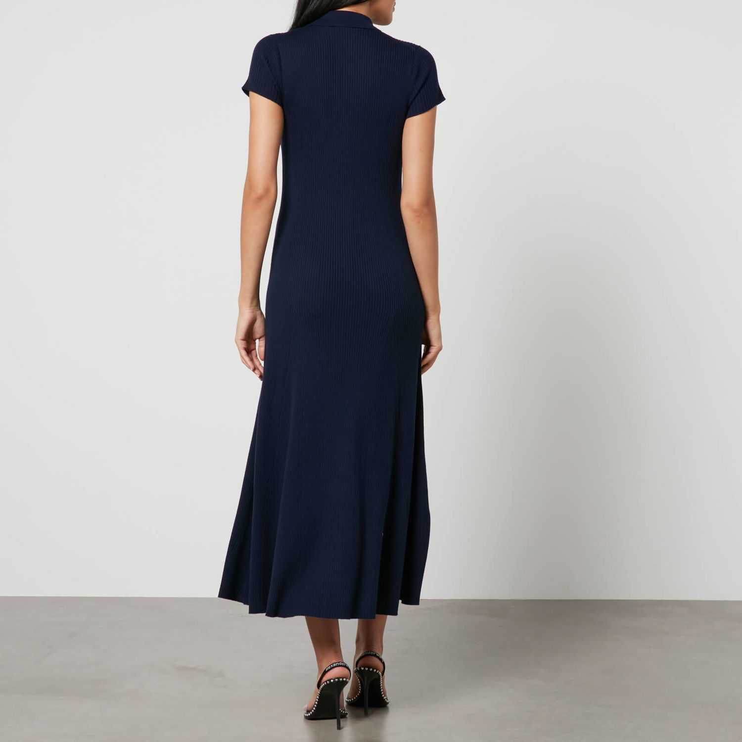 Šaty Polo by Ralph Lauren Polo Ralph Lauren Ribbed Wool Maxi Dress Čierna | 211891882002, 1