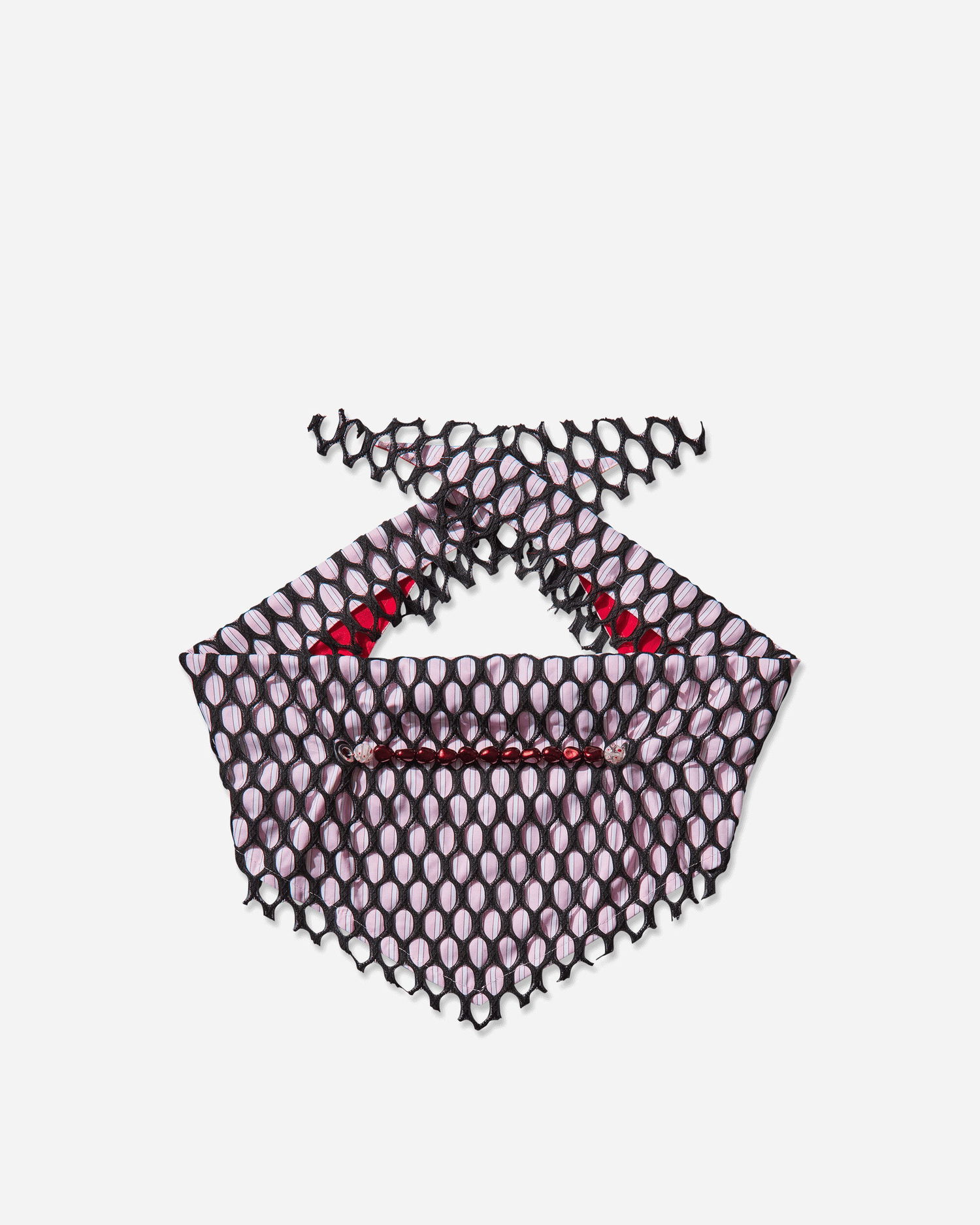 Náhrdelník KIKO KOSTADINOV Armantrout Pearl Necklace with Pink Stripes and Red Pearls Ružová | KKWAW25NL01 155, 1