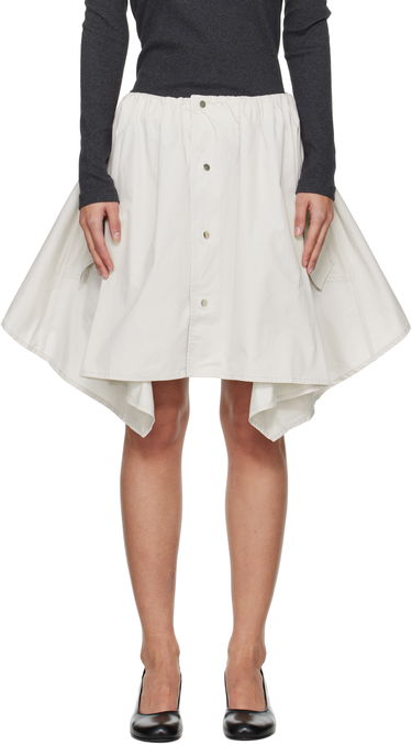 Sukňa OUR LEGACY Our Legacy Mainsail Mini Skirt Biela | W2254MD, 0