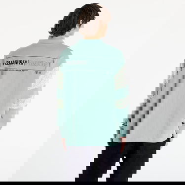 Polo tričko Pleasures Sounds Long Sleeve V-Neck Floral Panel Rugby Polo Rôznofarebný | P25F038-MATCHA, 2