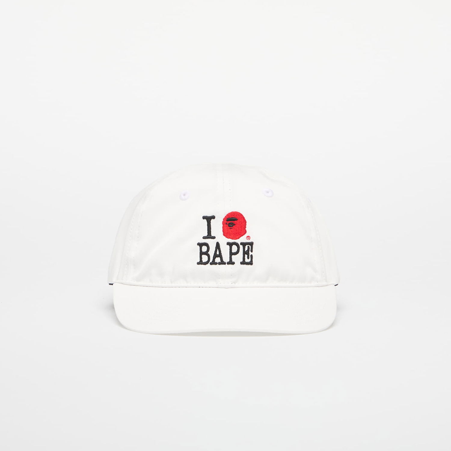 Šiltovka BAPE A BATHING APE Logo Cotton Twill Cap Biela | 001CPL301314MWHT, 0