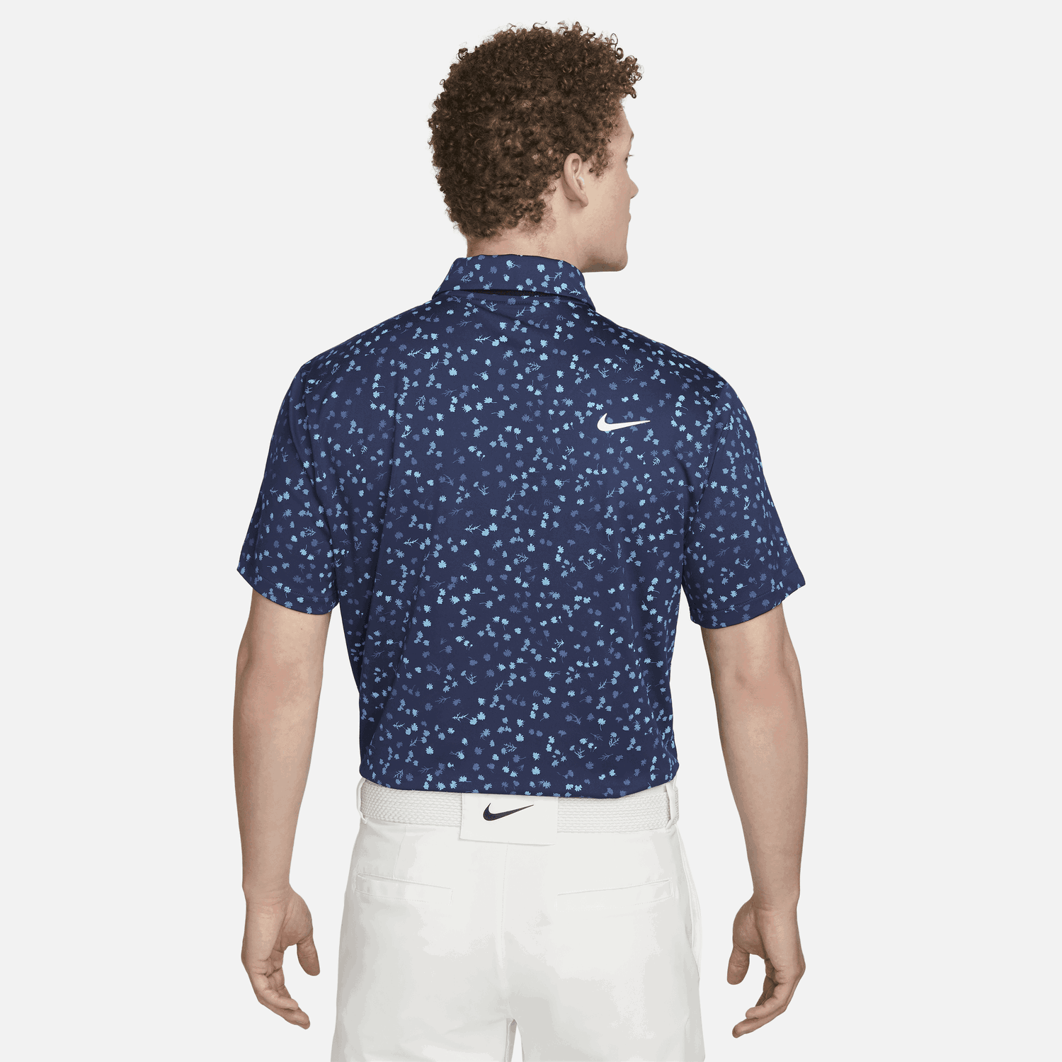 Polo tričko Nike Dri-FIT Tour Floral Golf Polo Shirt Navy | DX6089-410, 1