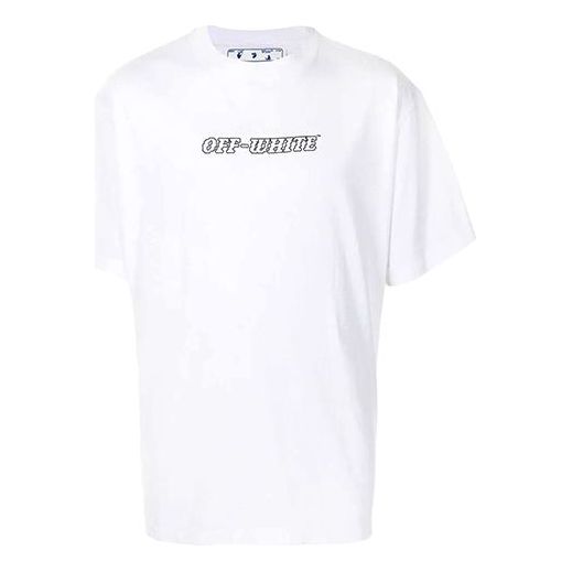 Tričko Off-White Pascal Painting Print Pullover T-Shirt Biela | OMAA038R21JER0090131