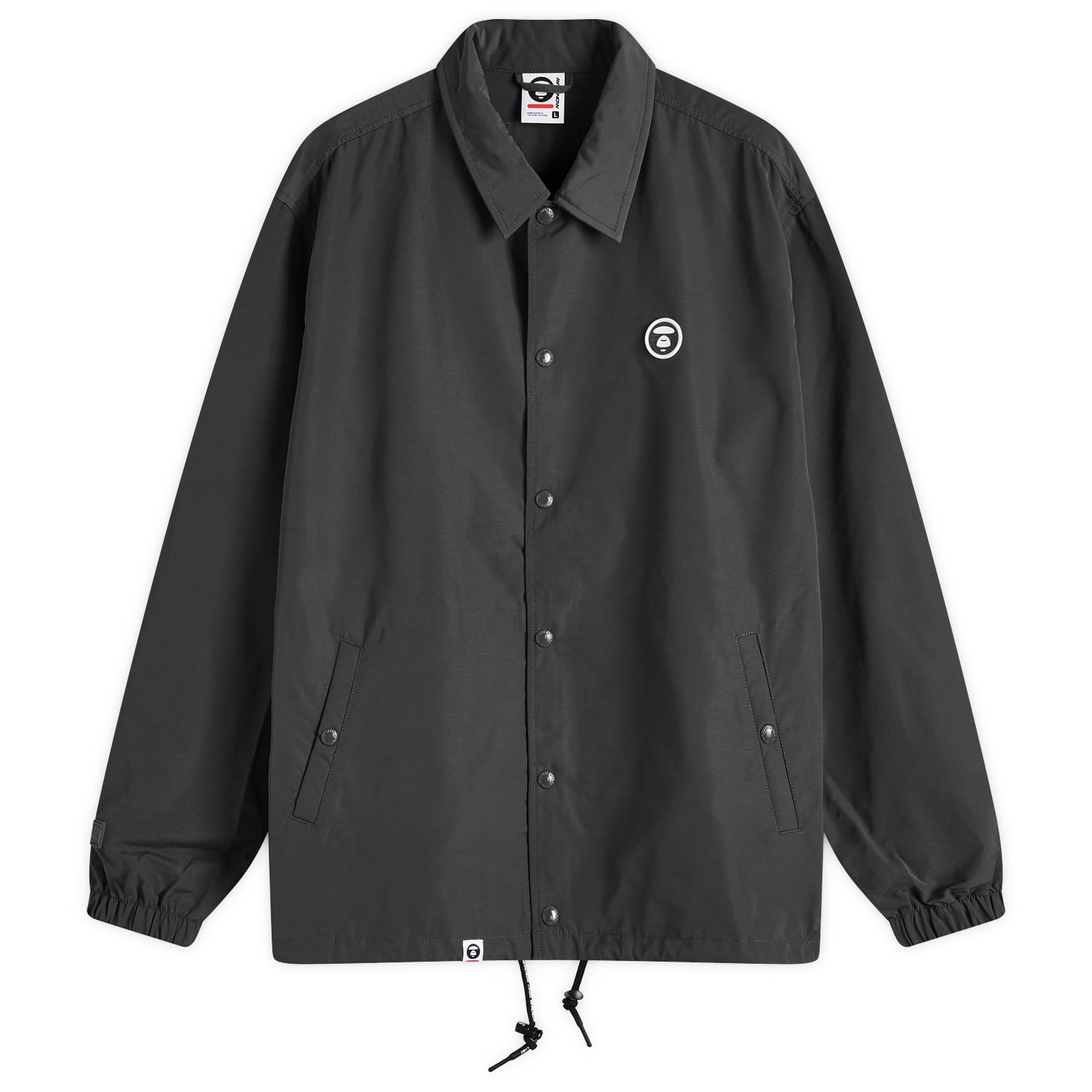 Vetrovka AAPE by A Bathing Ape AAPE Now Lightweight Coach Jacket Čierna | AAPLJM7662XXNBKX, 0