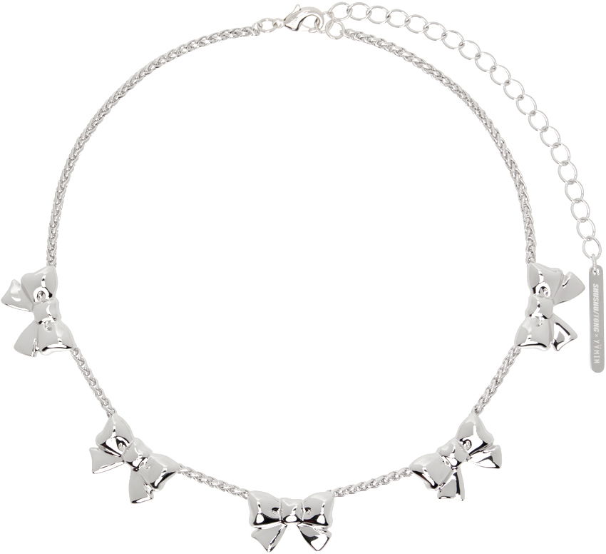 Náhrdelník SHUSHU/TONG SHUSHU/TONG YVMIN Edition Metal Bow Necklace Metalická | 21378SLV00NN, 0