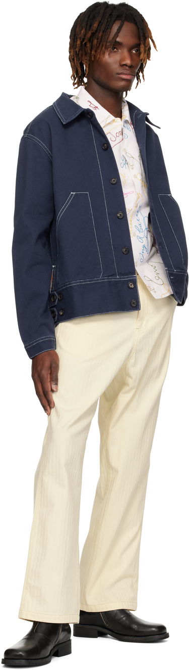 Džínsy Bode Bode Greenskeeper Knolly Brook Trousers Žltá | MRS25BT004, 3
