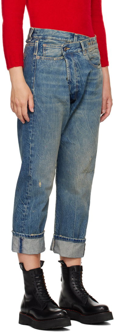 Džínsy R13 R13 Crossover Jeans Modrá | R13W2048-734, 4