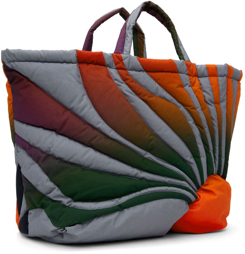 Sunset Puffer Tote Bag