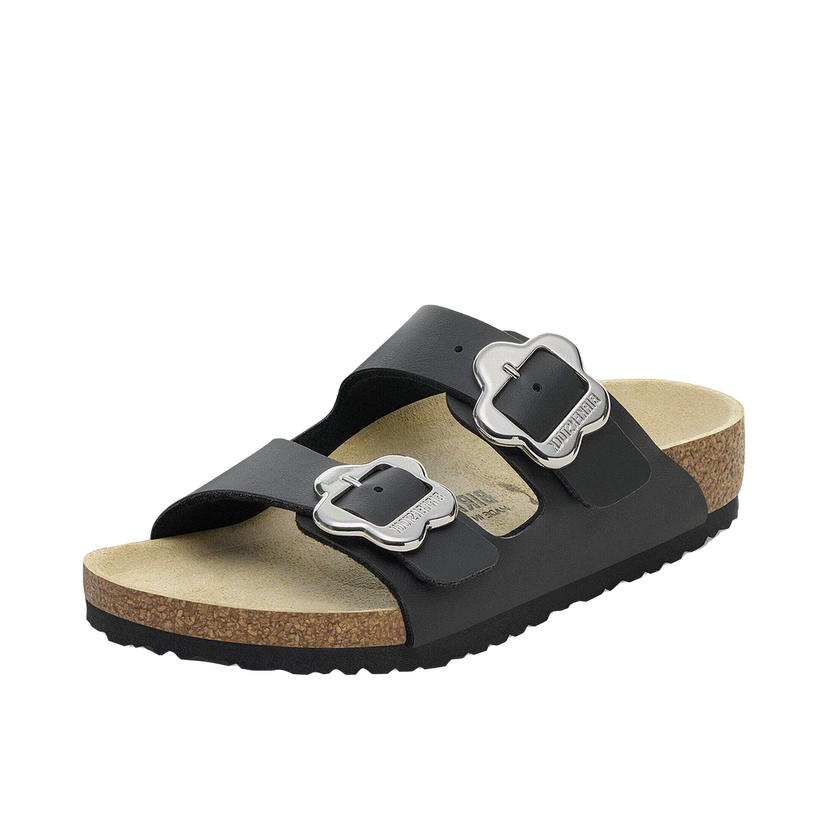 Tenisky a topánky Birkenstock Arizona Flower Buckle Kids Birko-Flor Narrow Fit Sandals Čierna | 1029844